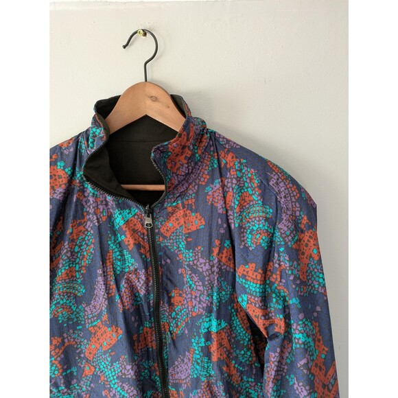 Vintage USA Olympics bomber jacket, reversible 90s windbreaker, all over print - Picture 2 of 6